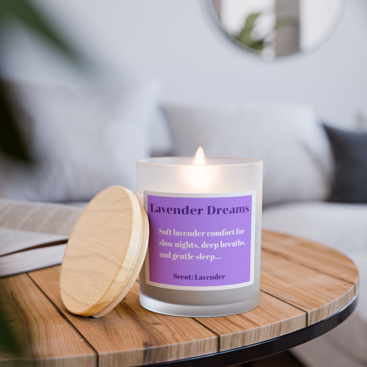 Lavender Dreams Candle — Deep Relaxation