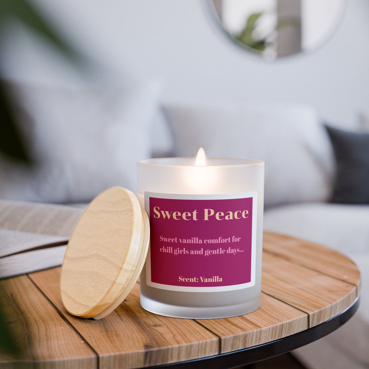 Sweet Peace Candle: Vanilla