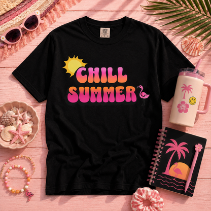 Chill Summer Shirt : Flamingo Version