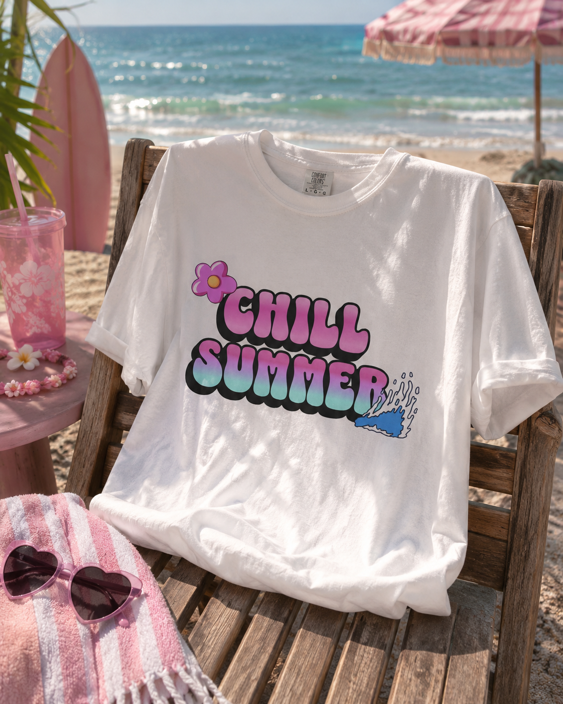 Chill Summer Shirt : Wave Version