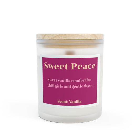Sweet Peace Candle: Vanilla